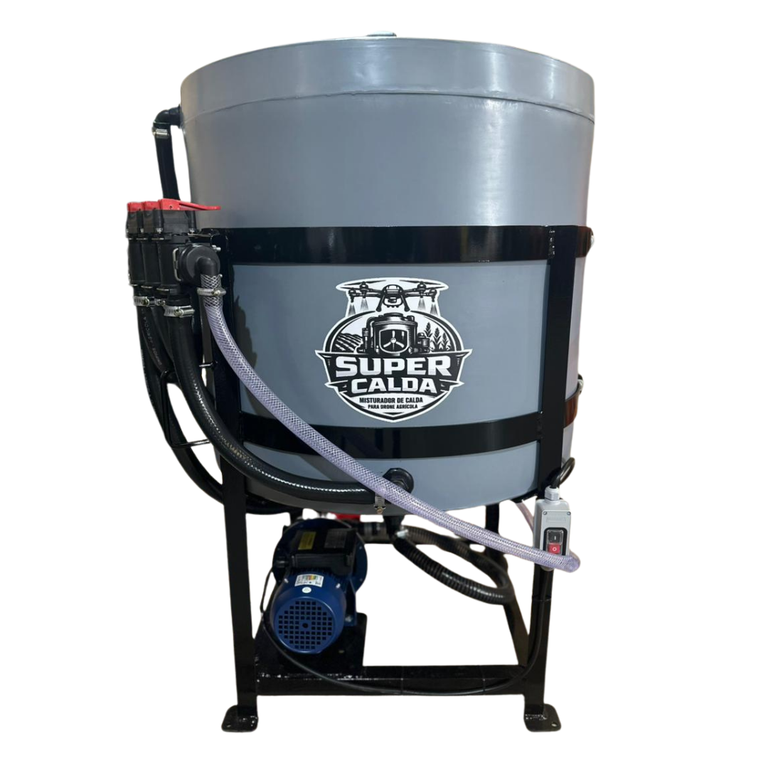 Misturador de Calda - 320 Litros - Elétrico - 220V - 1CV - Cinza